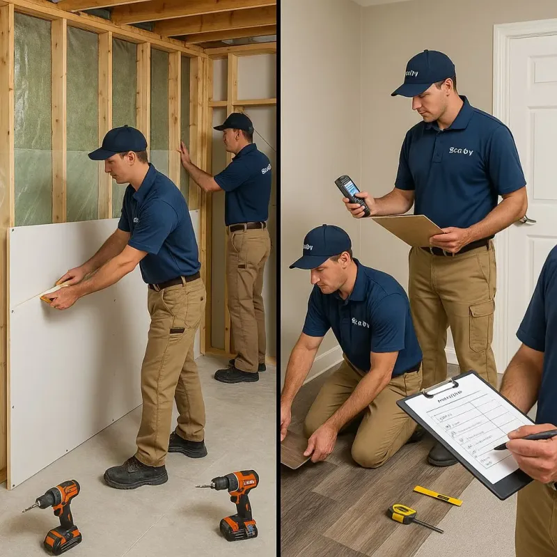 Repairs and Reconstruction process in Haslett, MI